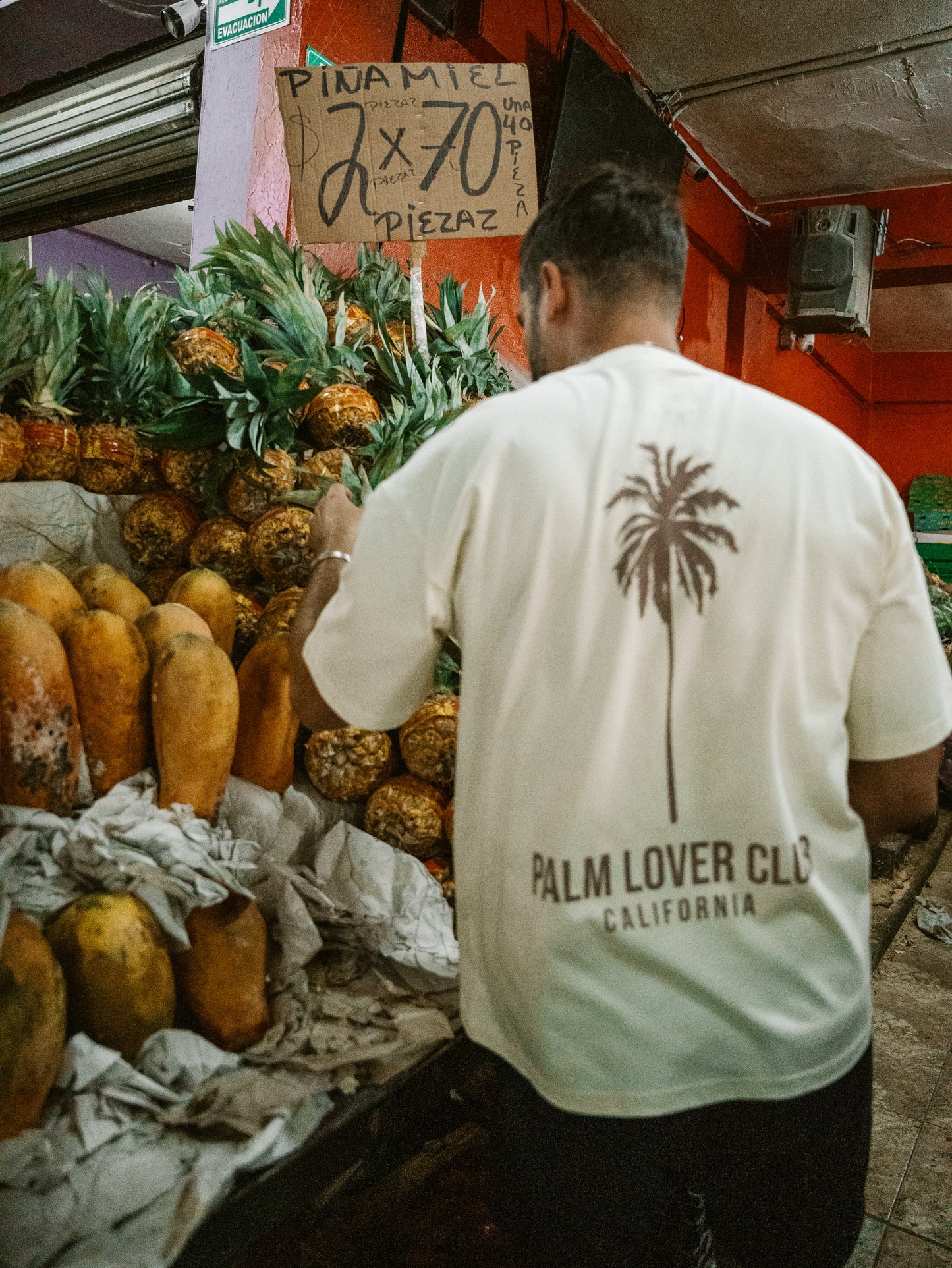 ORIGINAL PLC CALIFORNIA TEE - APRICOT BEIGE