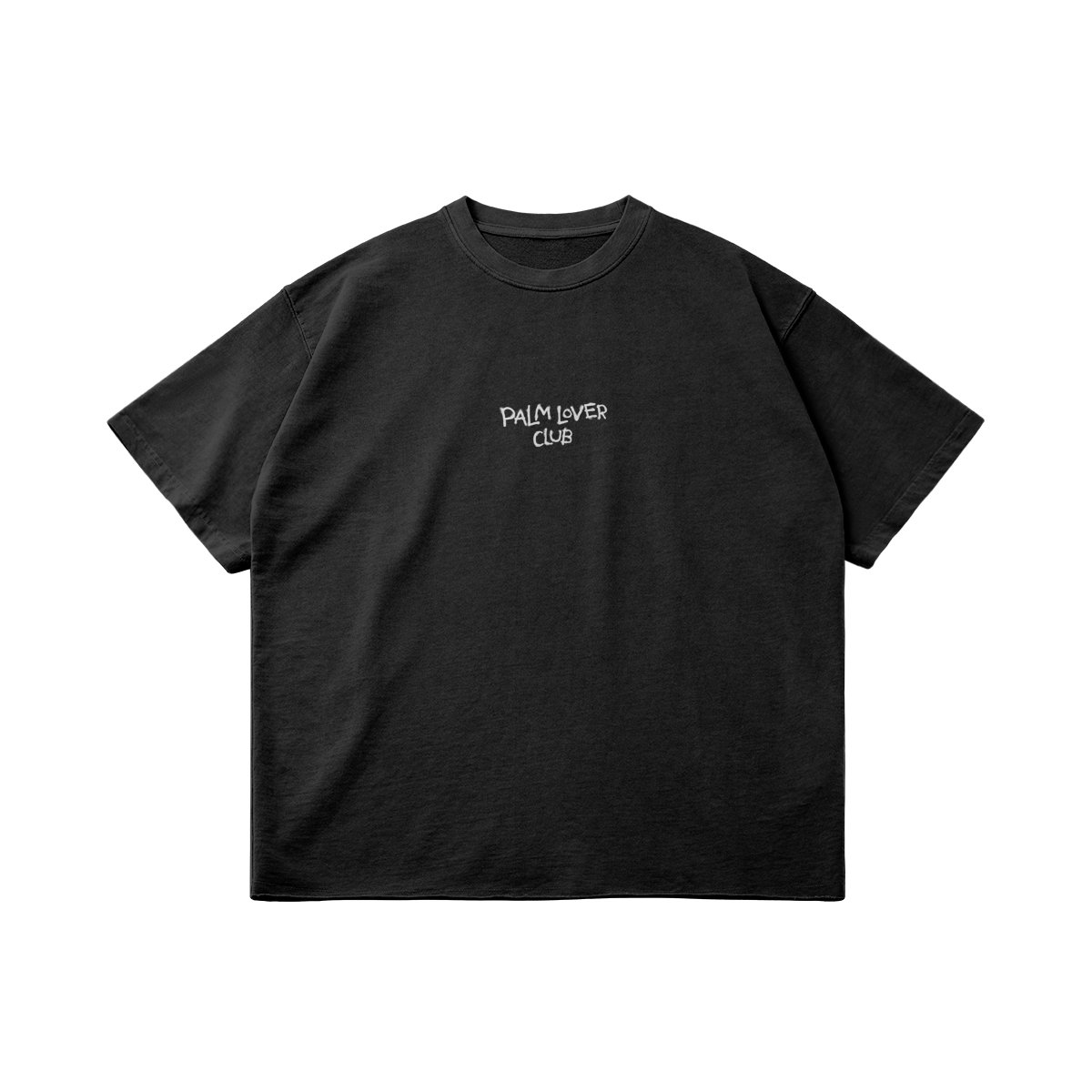 CROSSED PALM TREES TEE - VINTAGE BLACK