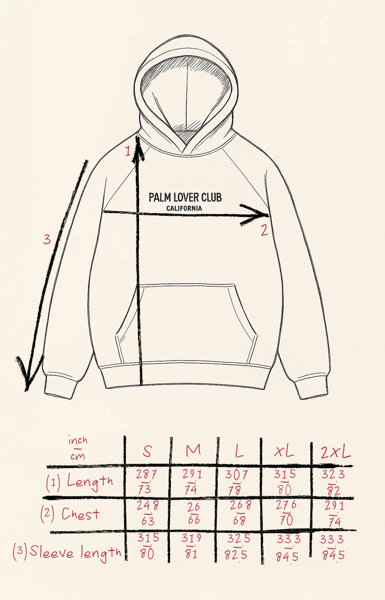 ORIGINAL PLC CALIFORNIA HOODIE - SAND