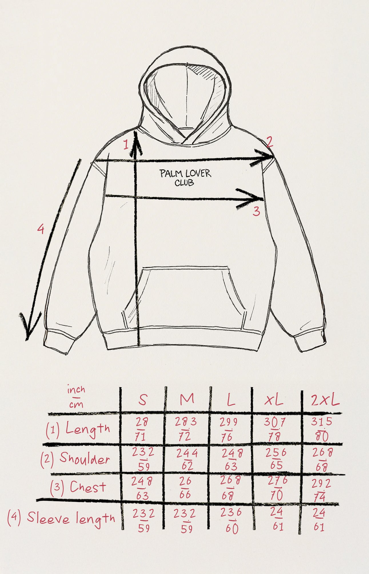 CROSSED PALMS HOODIE - OLIVE GREEN